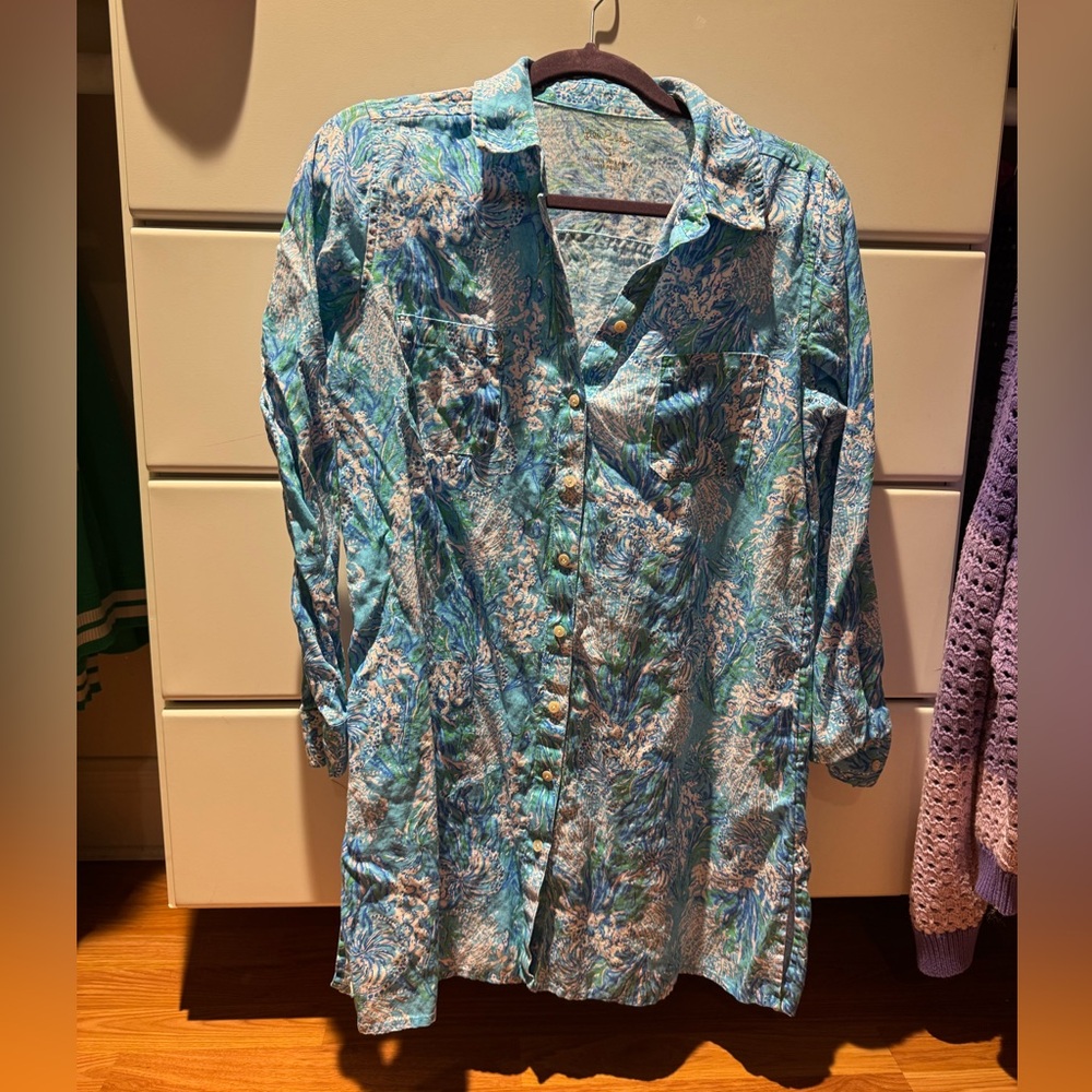 Lilly Pulitzer beach cover up